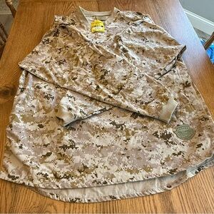 Camouflage Paint Ball Long Sleeve Shirt